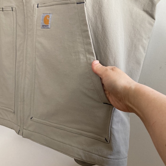 Carhartt Vest Mens XXL Grey Super Dux Rain Defender Softshell DWR ADDED LOGO - Picture 8 of 16